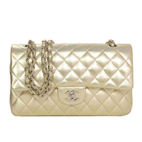 chanel gold caviar mini|Mini classic handbag, Lambskin & gold.